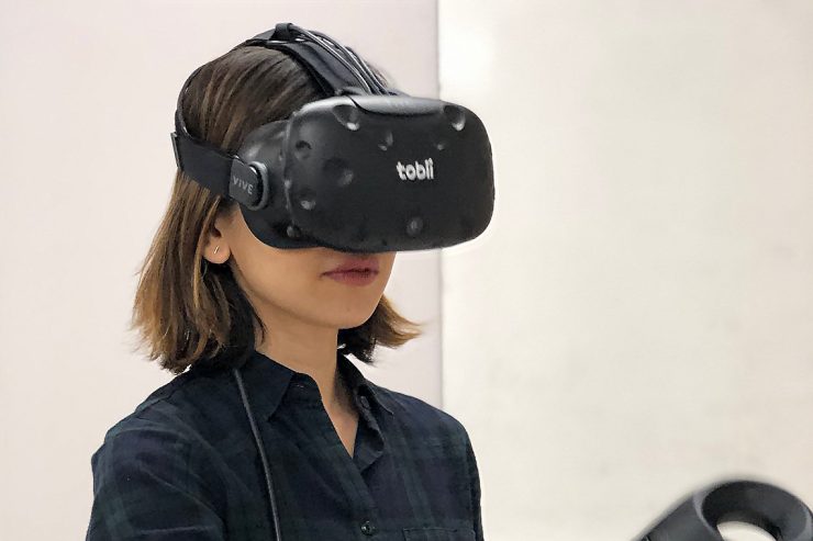 Michelle Lui wearing VR headshot