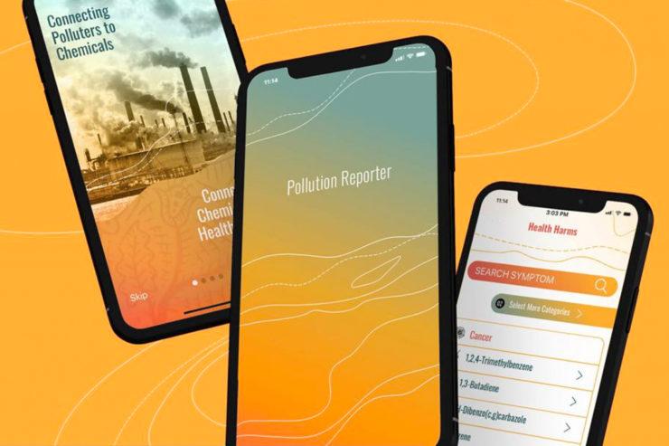 Pollution Reporter Mobile App cover